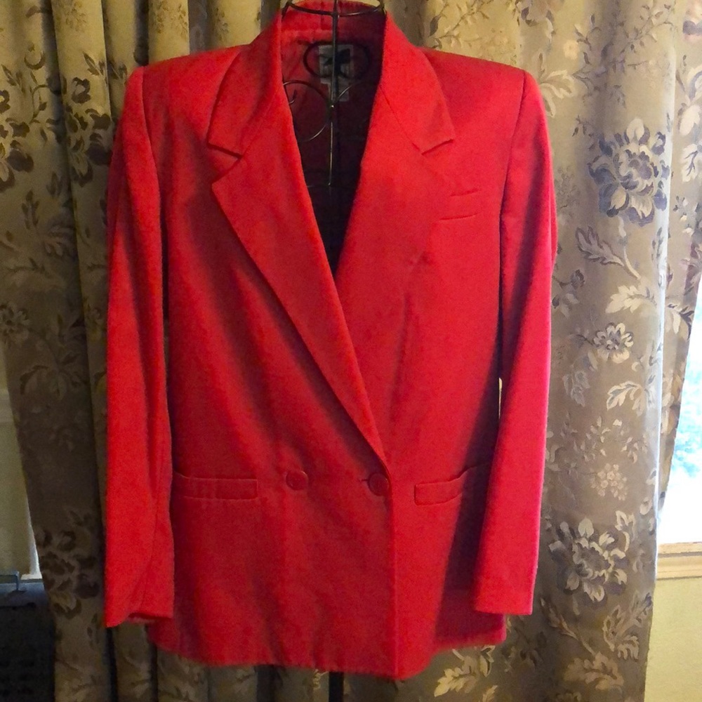 Rapport vintage red blazer size 10